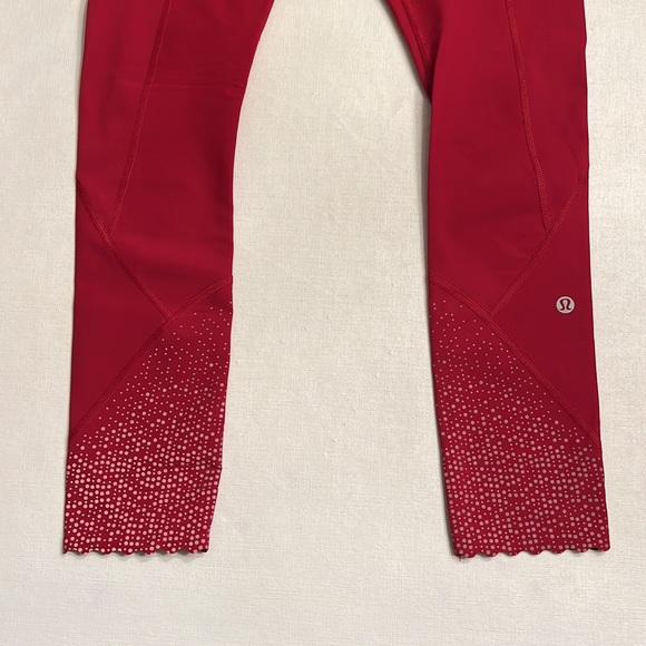 Lululemon Tight Stuff Tight II *25" Ruby Red - Picture 3 of 6